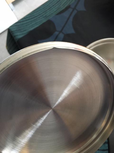 Artame bain-marie casserole inox 16 cm avec couvercle