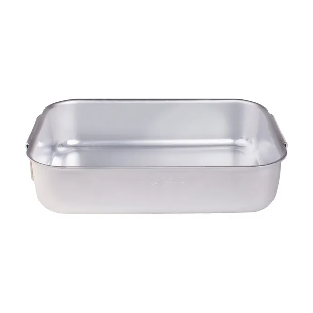 Agnelli Alluminio 3mm plat four rectangulaire anses inox