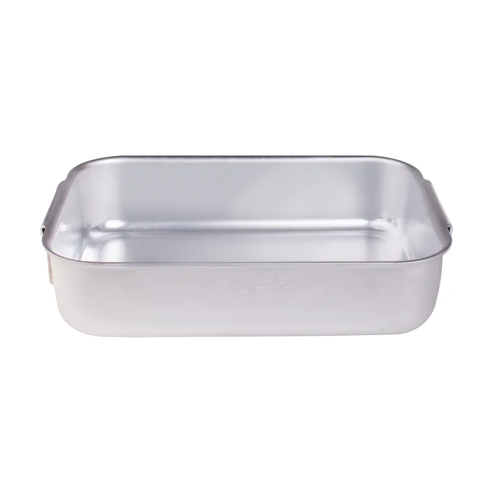 Agnelli Alluminio 3mm plat four rectangulaire anses inox