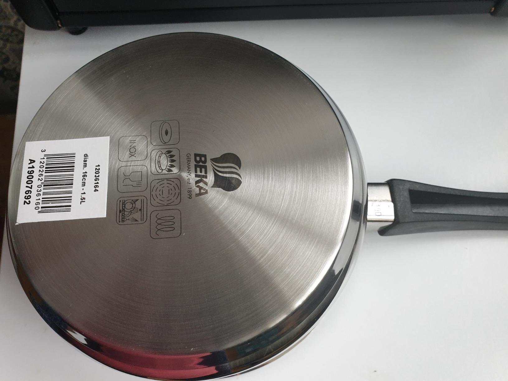Beka Polo casserole inox 12 cm 0,7 L sans PFAS