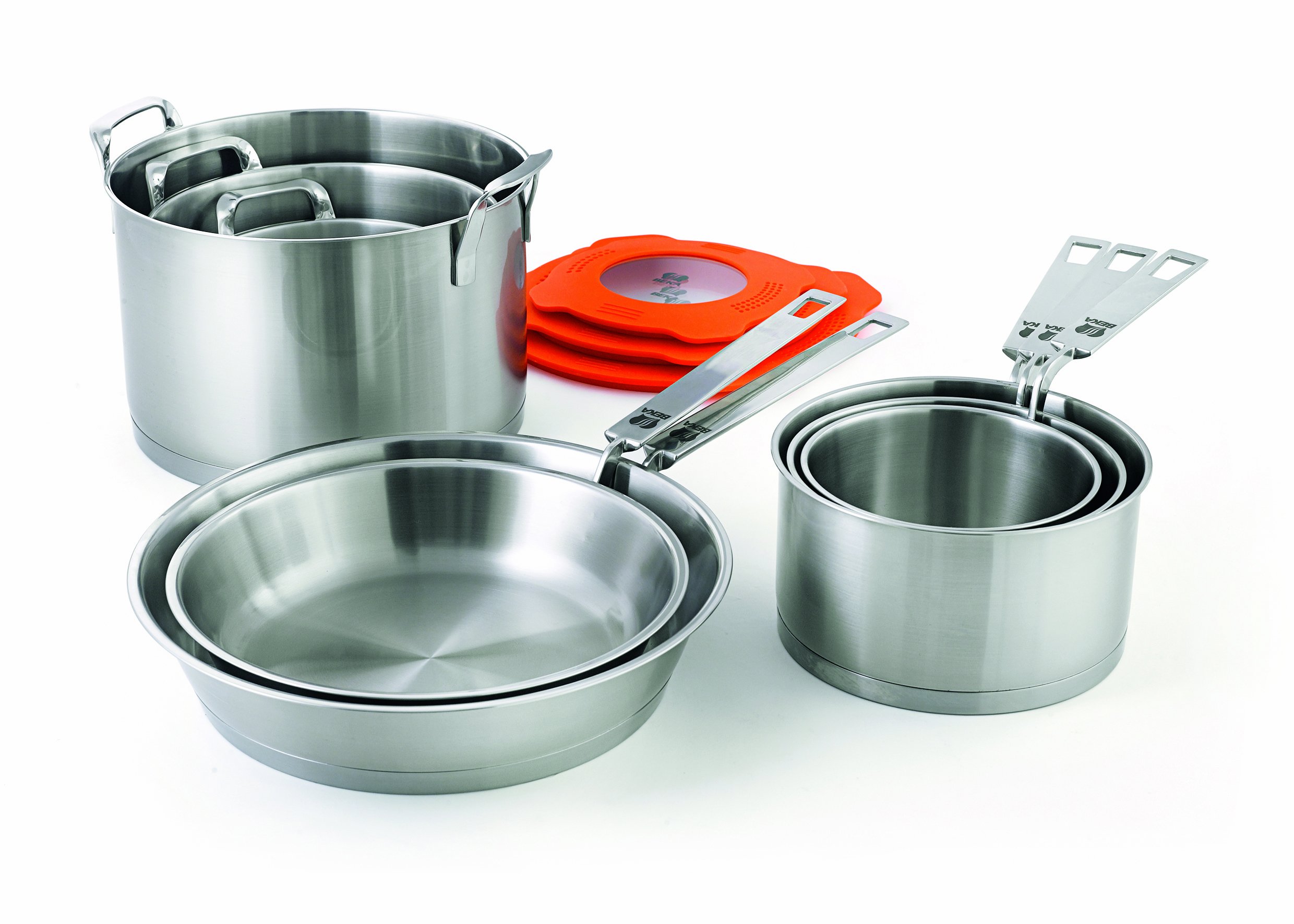 Beka Bekaline Nest 13576974 casseroles inox 14-18 cm lot 3