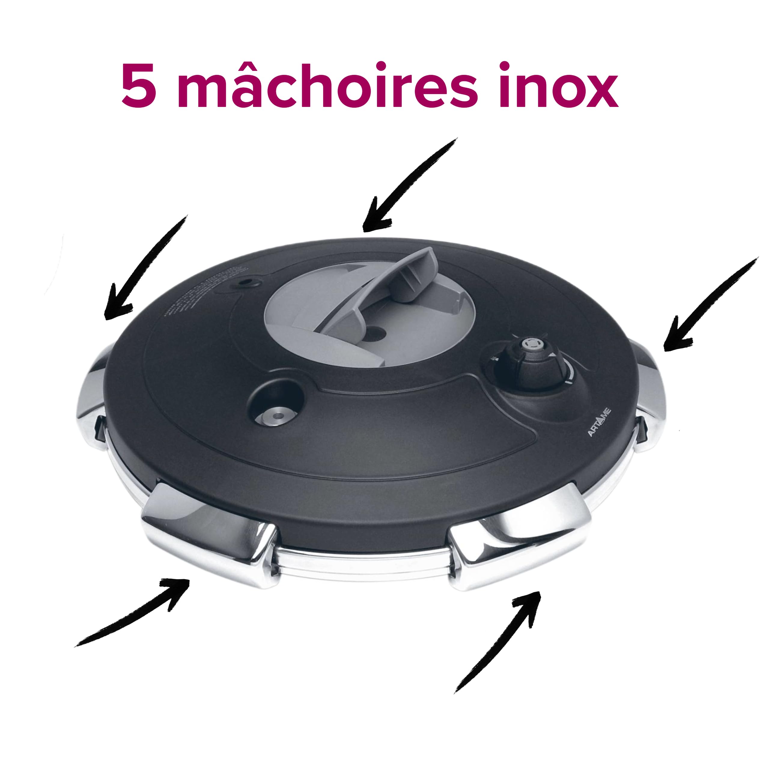 Artame Luna ART38225 autocuiseur inox 23 L Ø32 cm