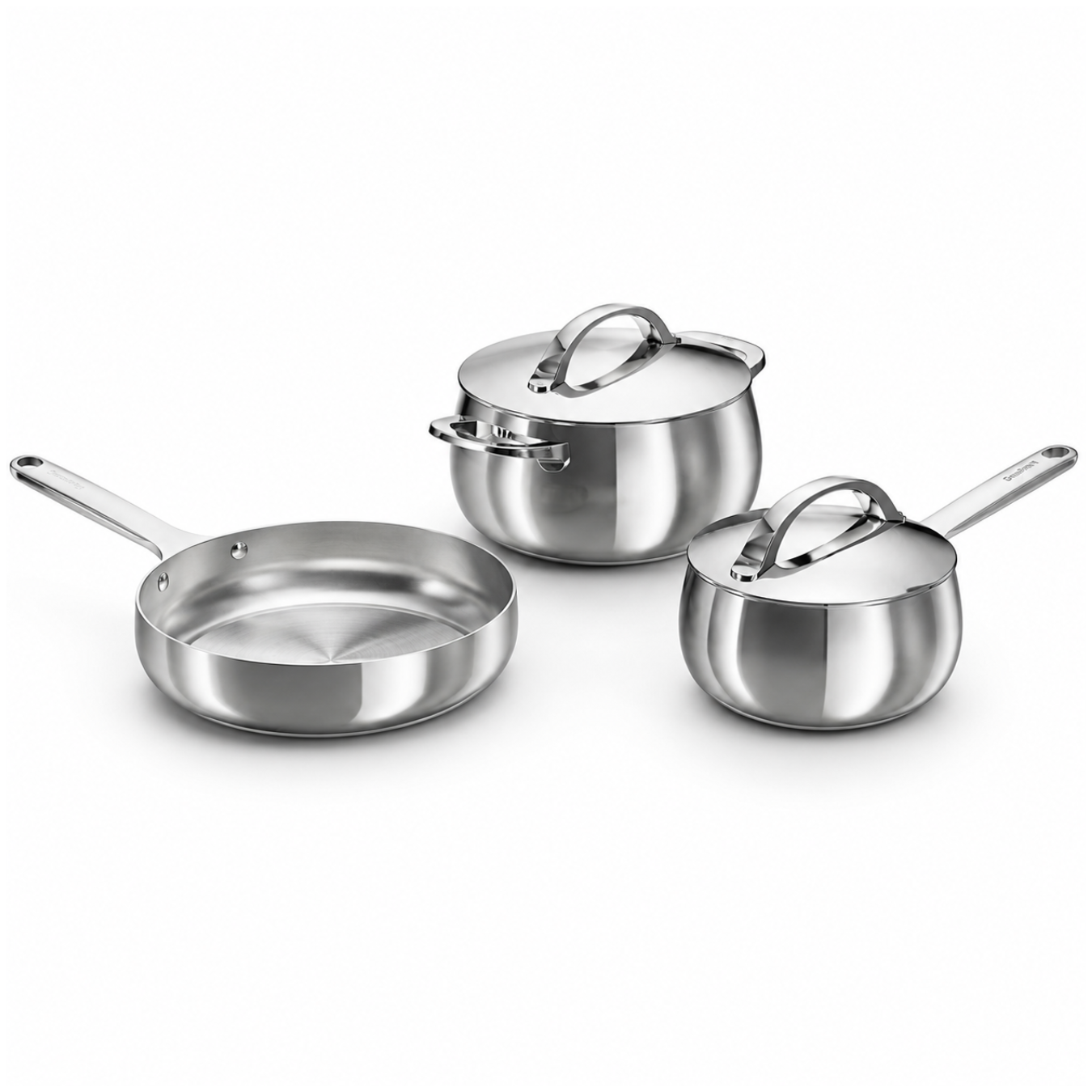 Berghoff Belly Batterie 5 pièces inox induction