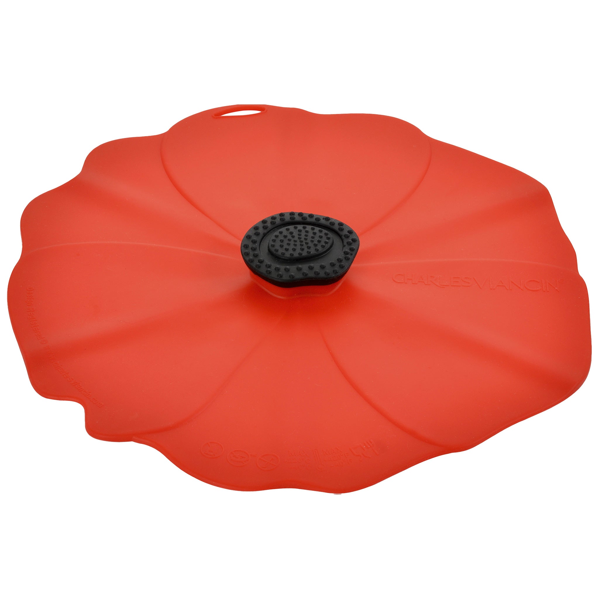 Charles Viancin 13'' Lids couvercle silicone coquelicot 33 cm