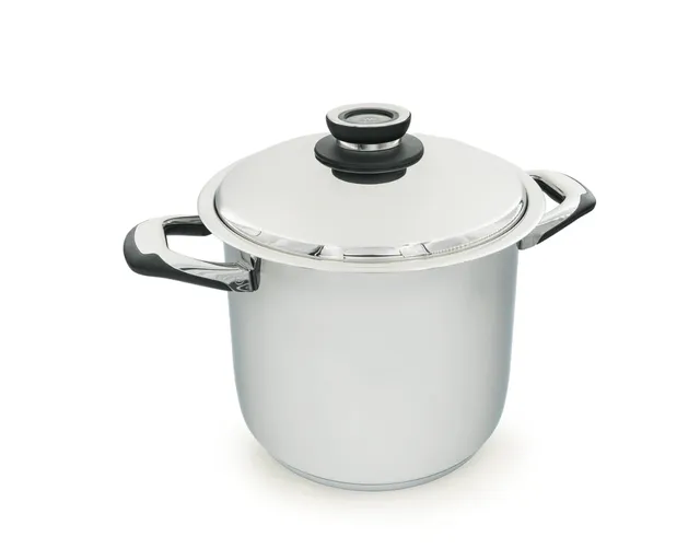 Ecovitam Faitout 9L Inox 18/10 24 cm Thermomètre