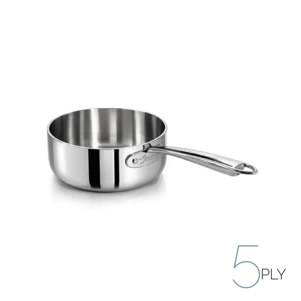 Agnelli Aluinox 5ply casserole haute inox 1 manche induction