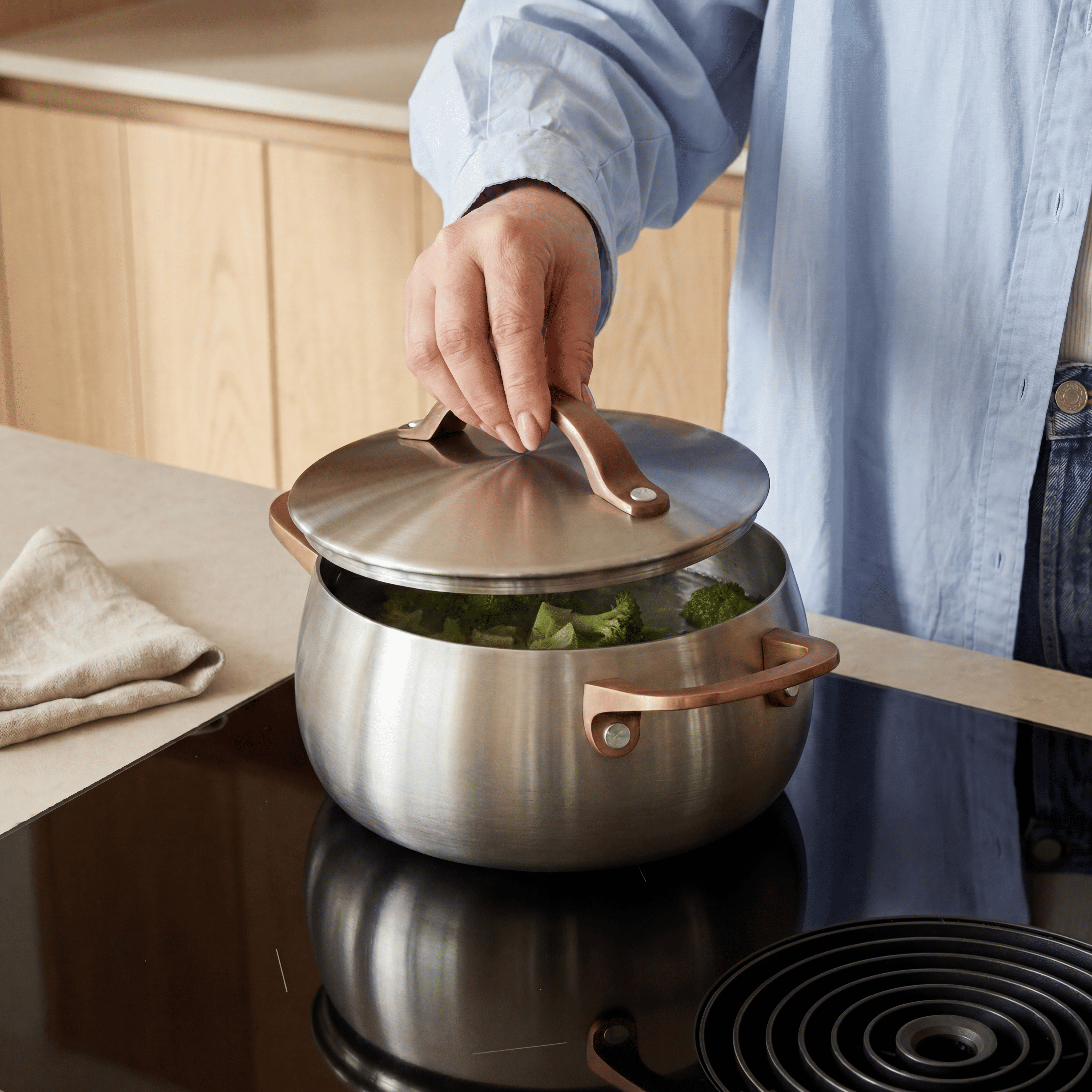 Berghoff Belly faitouts inox 6 pièces induction