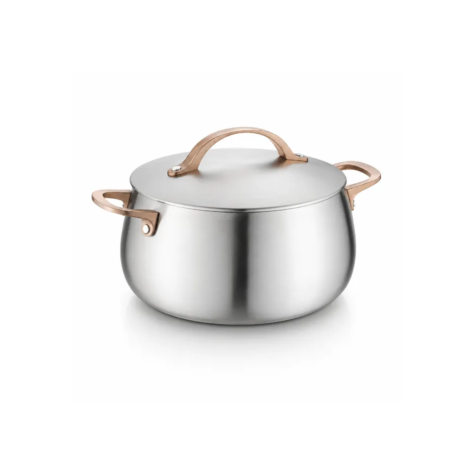 Berghoff Belly cocotte 18 cm inox 3-ply induction