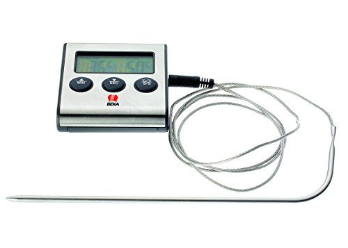Beka Exacto 16303094 Minuteur thermomètre inox sonde