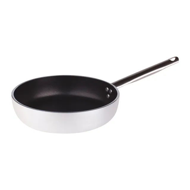 Agnelli antiadhérent 5mm poêle aluminium 1 manche gaz