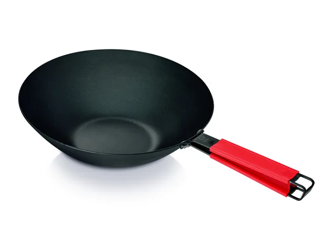 Beka Maestro 13638314 wok 31 cm tôle d'acier noir
