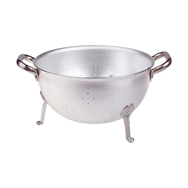 Agnelli Accessori Passoire aluminium 3 pieds 2 anses inox