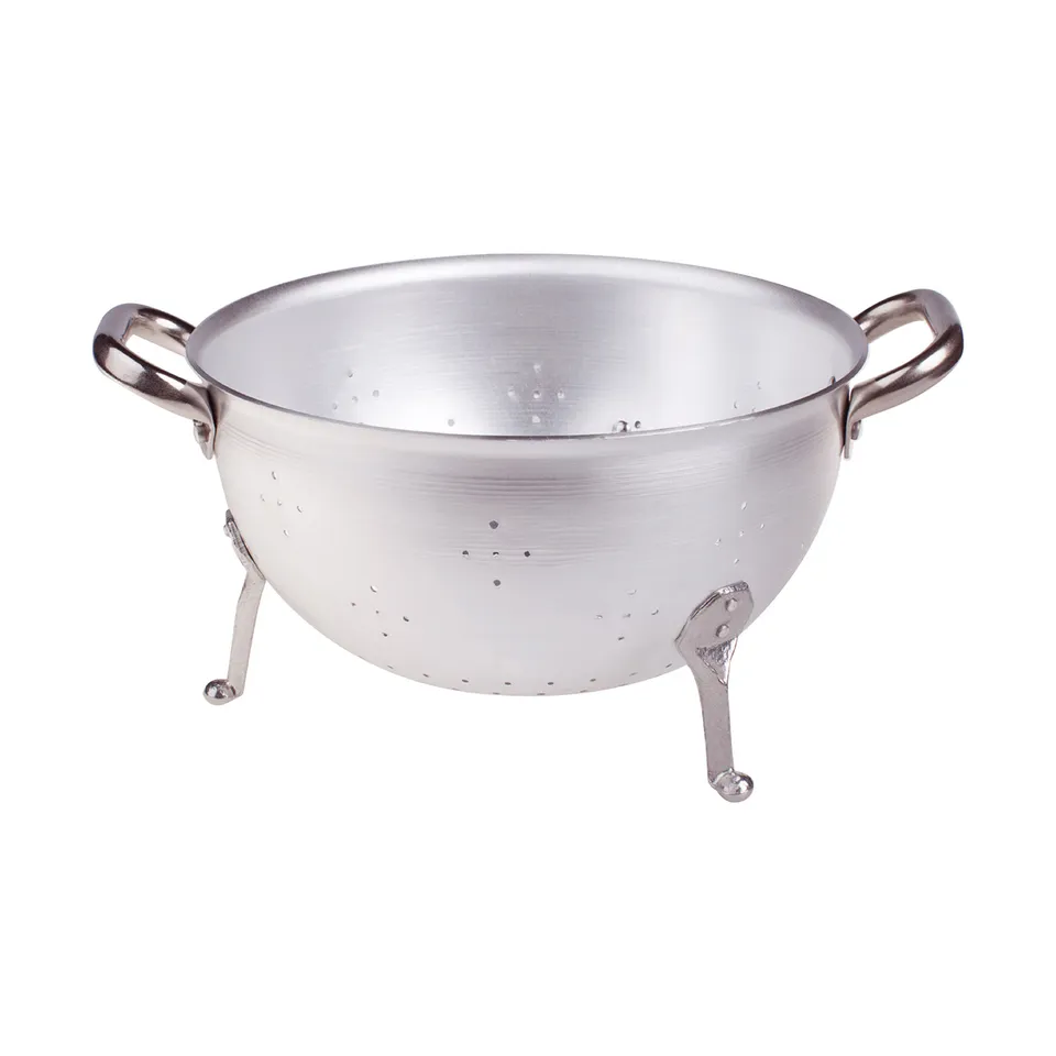 Agnelli Accessori Passoire aluminium 3 pieds 2 anses inox