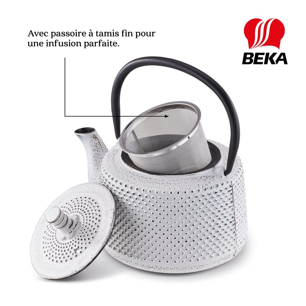 Beka Jito Théière Fonte 0,8 L avec Infuseur Inox