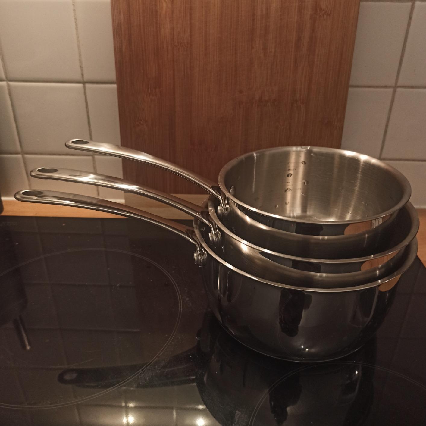 Beka Belvia Batterie 3 Casseroles Inox 16/18/20 cm