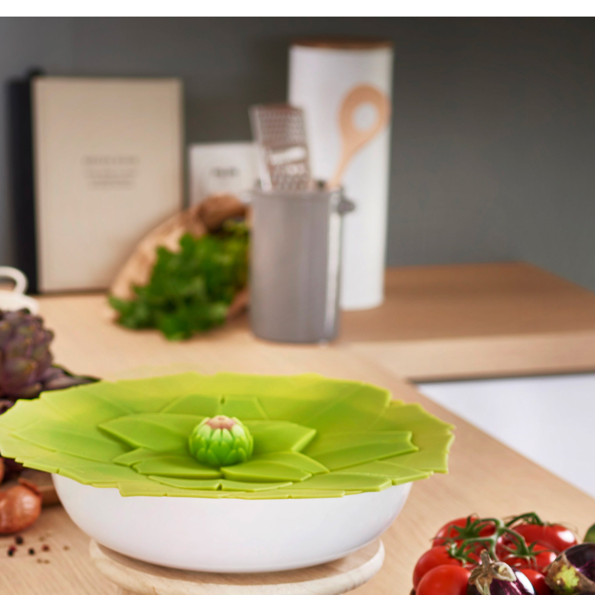 Charles Viancin Artichoke Couvercle silicone 28 cm hermétique
