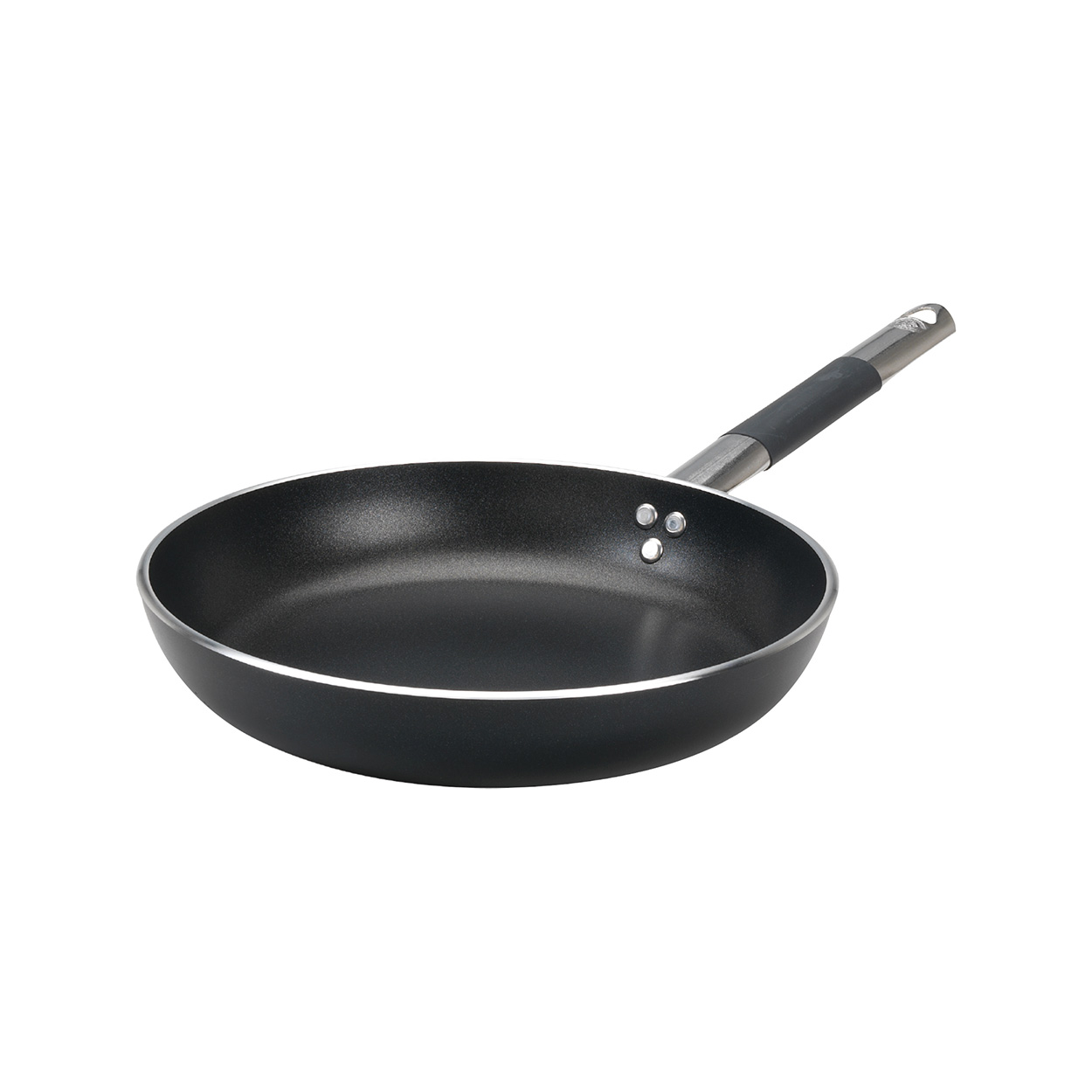 Agnelli Al-Black 5mm poêle droite alu antiadhésive 1 manche