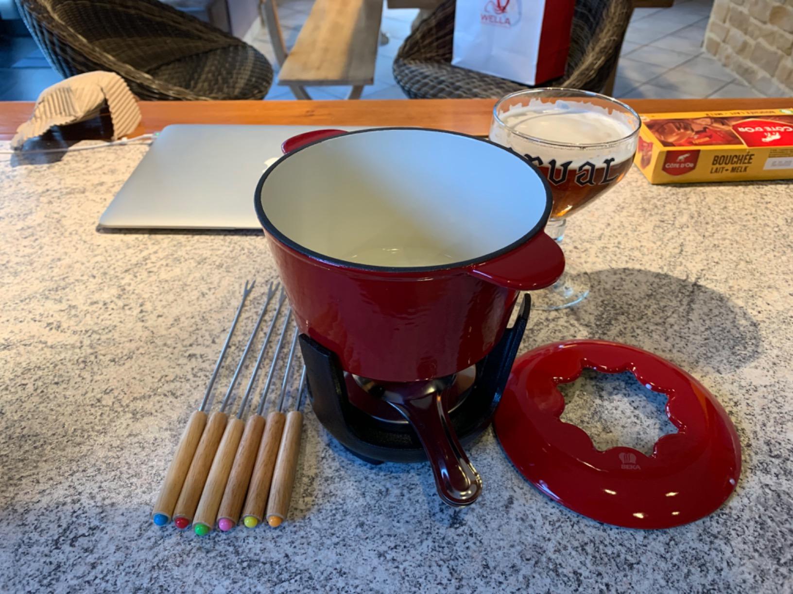 Beka Arôme service fondue bourguignonne fonte 1,1 L