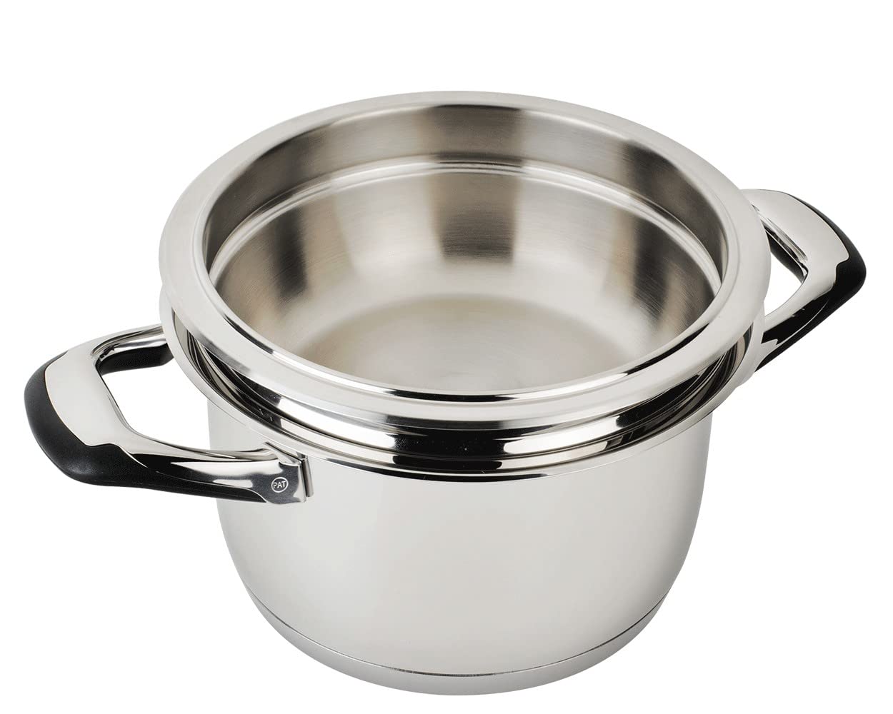 Ecovitam Bols inox 18/10 bol bain-marie 20 cm + couvercle