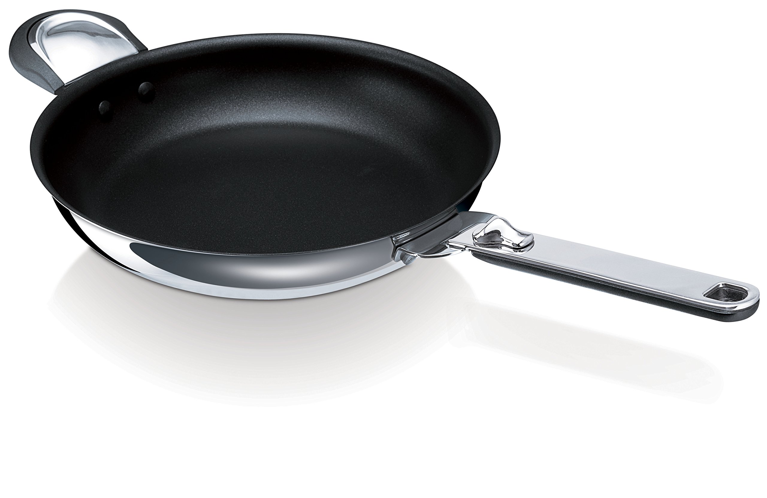 Beka Move On poêle inox 28 cm couvercle