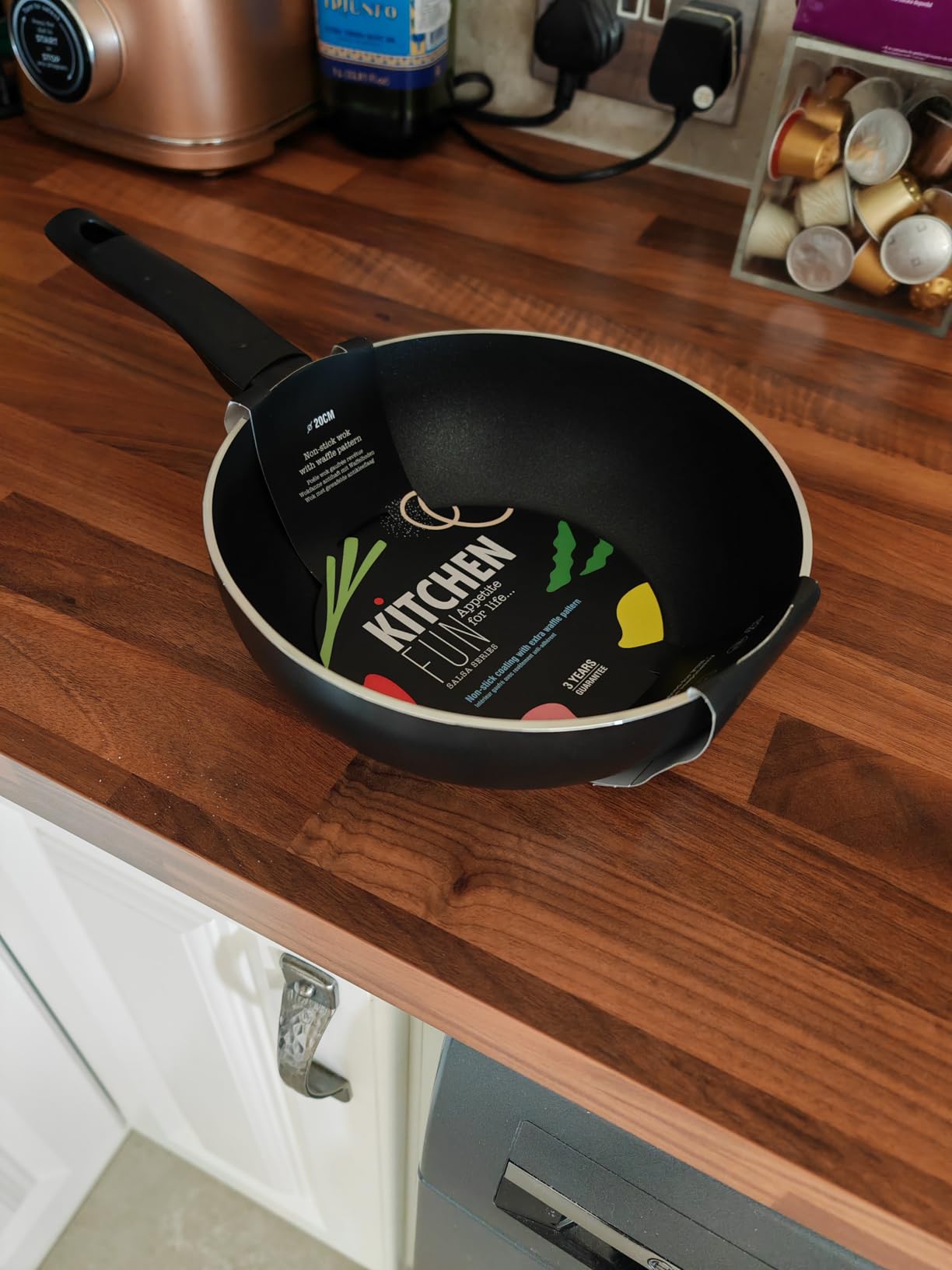 Beka Woks Mini Wok Aluminium 20 cm Noir