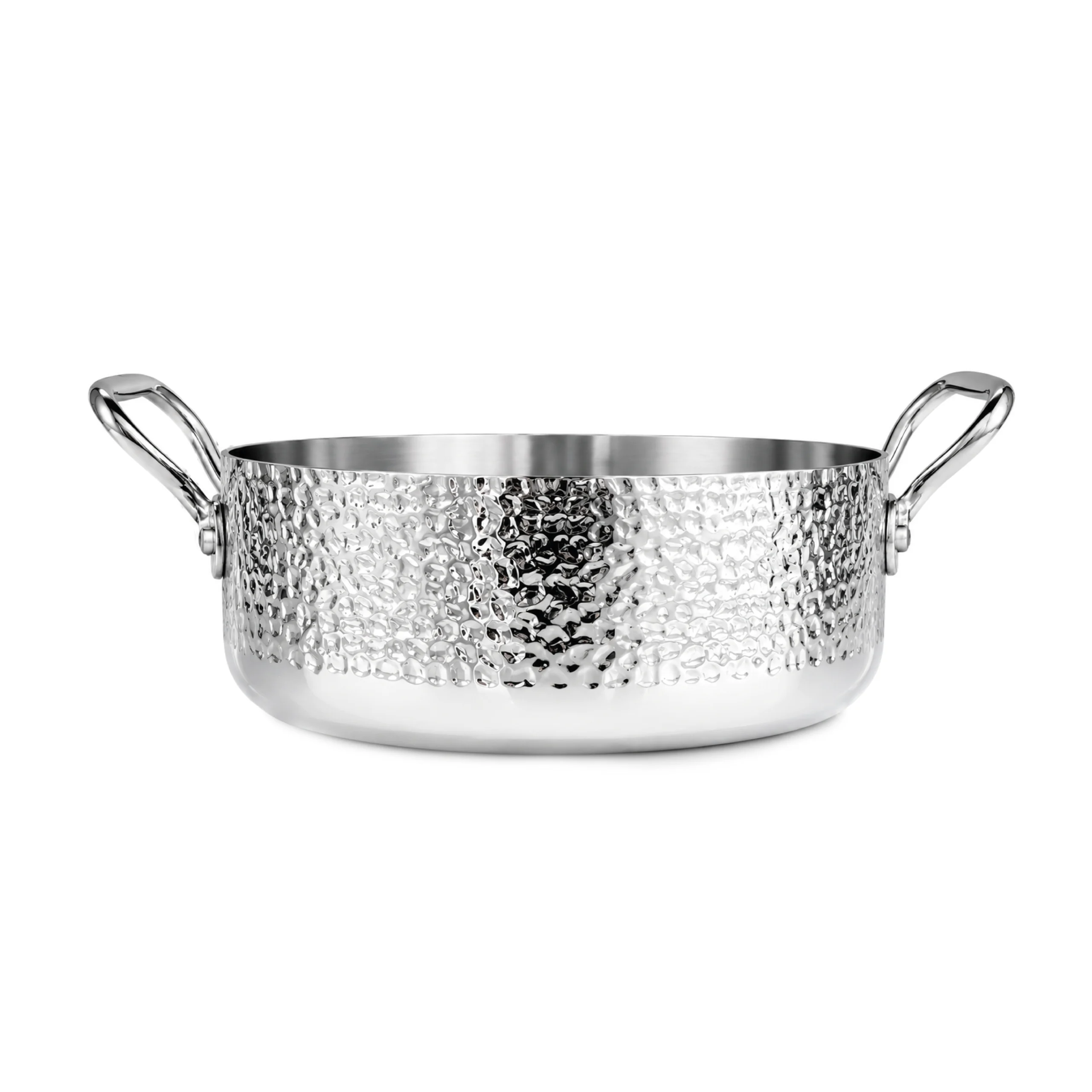 Agnelli Aluinox Martelé Faitout bas inox induction