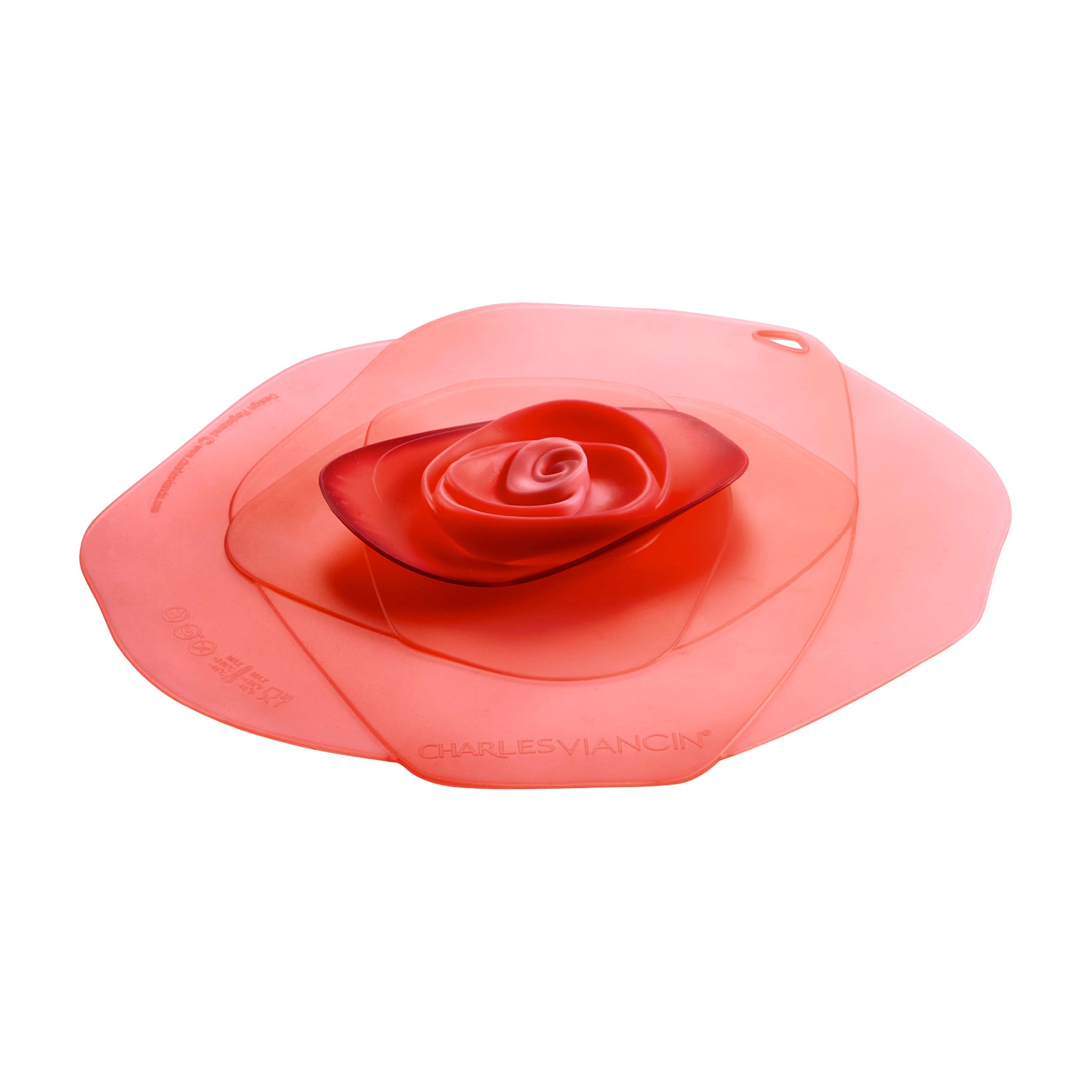 Charles Viancin Rose couvercle silicone 28 cm rose bonbon hermétique
