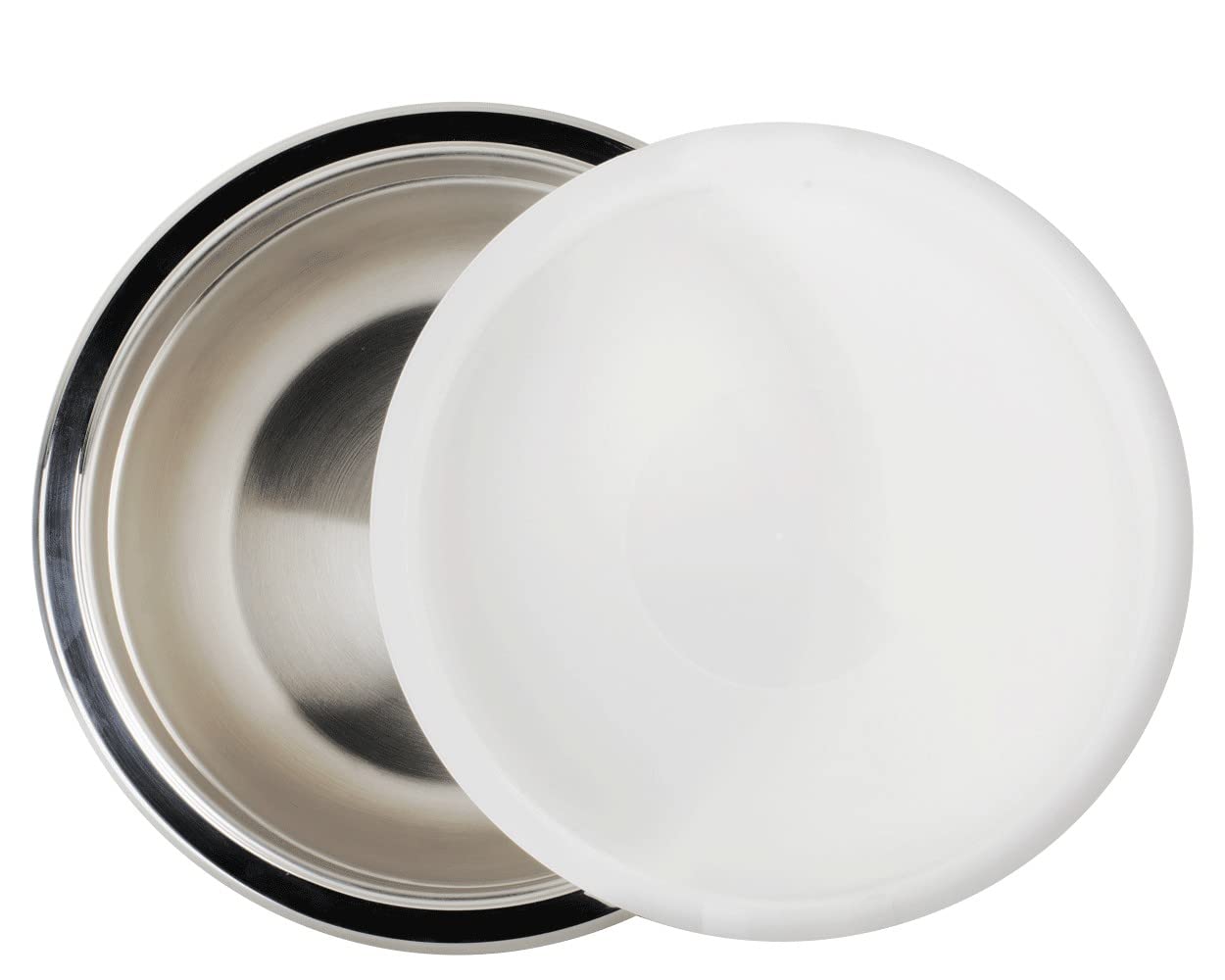 Ecovitam bol inox 24 cm fond plat avec couvercle