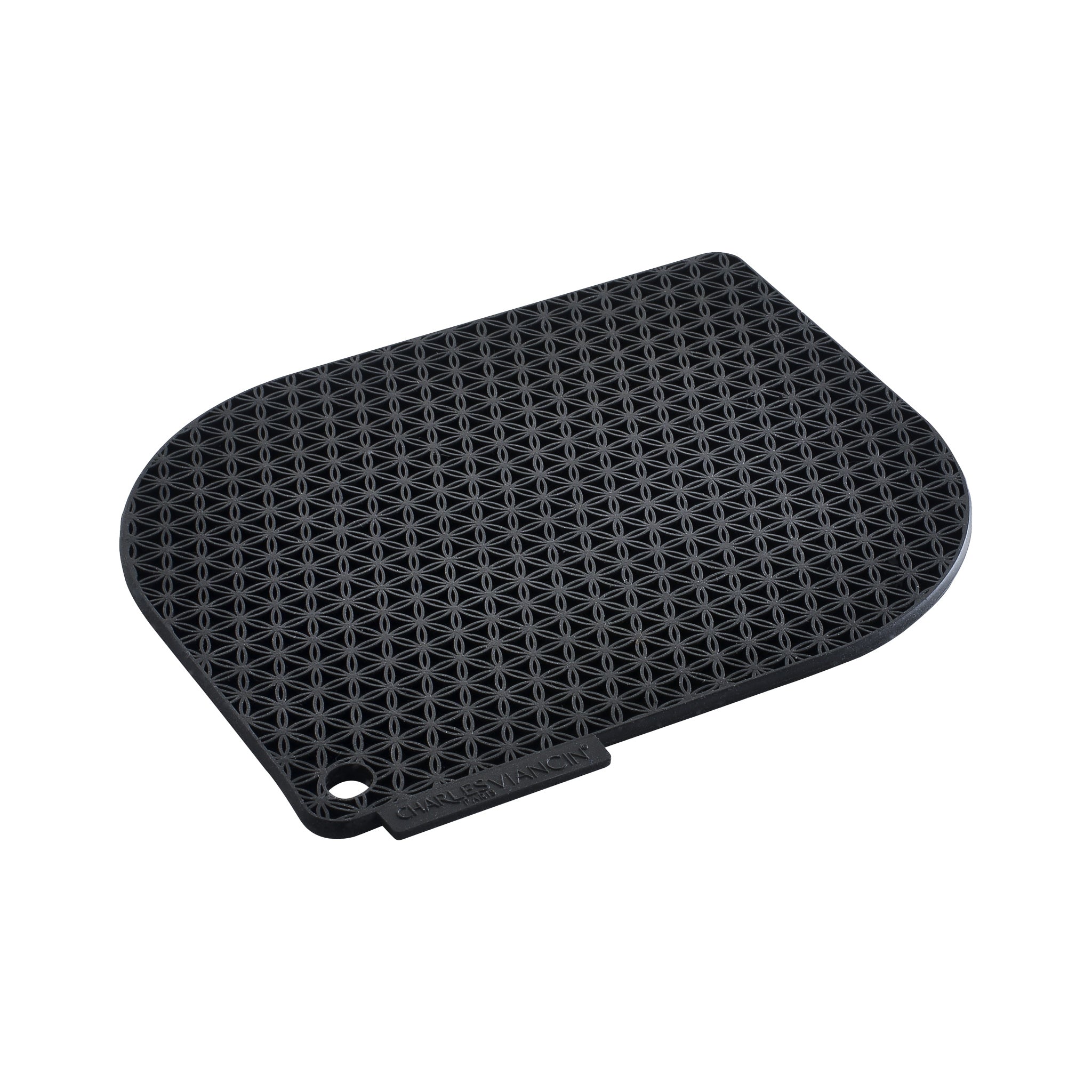 Charles Viancin Honeycomb manique silicone noire nid abeille