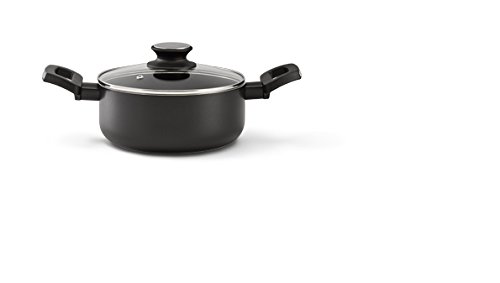 Kitchen Fun Beka faitout alu 20 cm verre noir