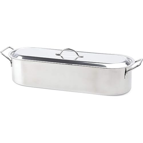 Beka Woks and Grills poissonnière inox 45 cm avec grille