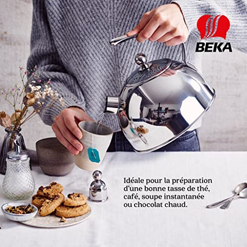 Beka Melbourne bouilloire inox 2,5 L sifflante argent