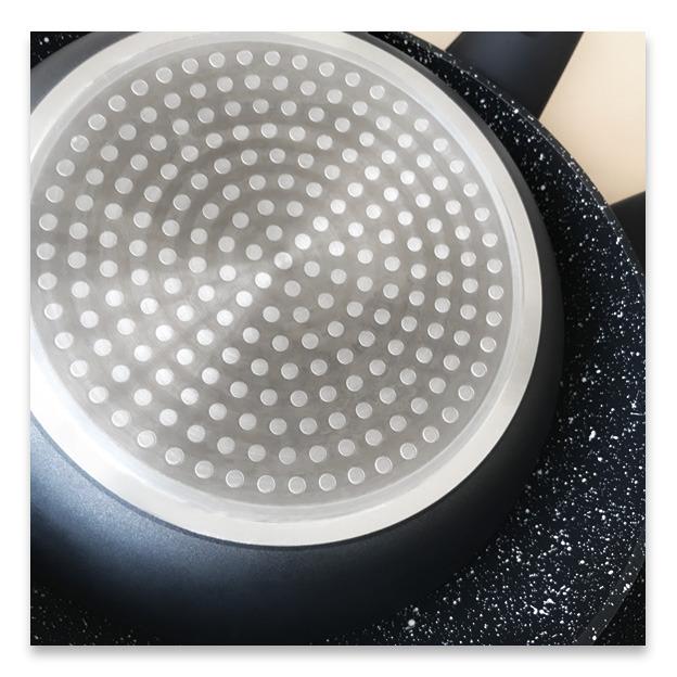 Beka Kitchen Roc 12903764 lot 3 poêles 20/24/28 cm induction