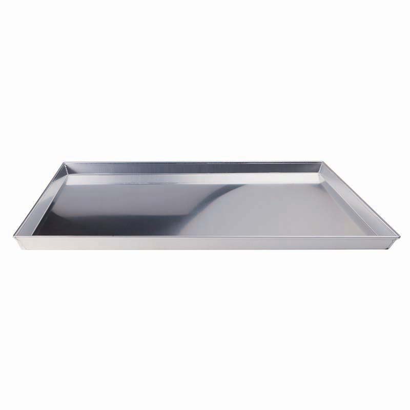 Agnelli Pasticceria e Pizza plaque rectangulaire aluminium à rebord