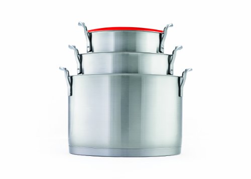 Beka Bekaline 13571974 Faitout Inox 16-20-24 cm Verre