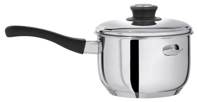 Artame bain-marie casserole inox 16 cm avec couvercle