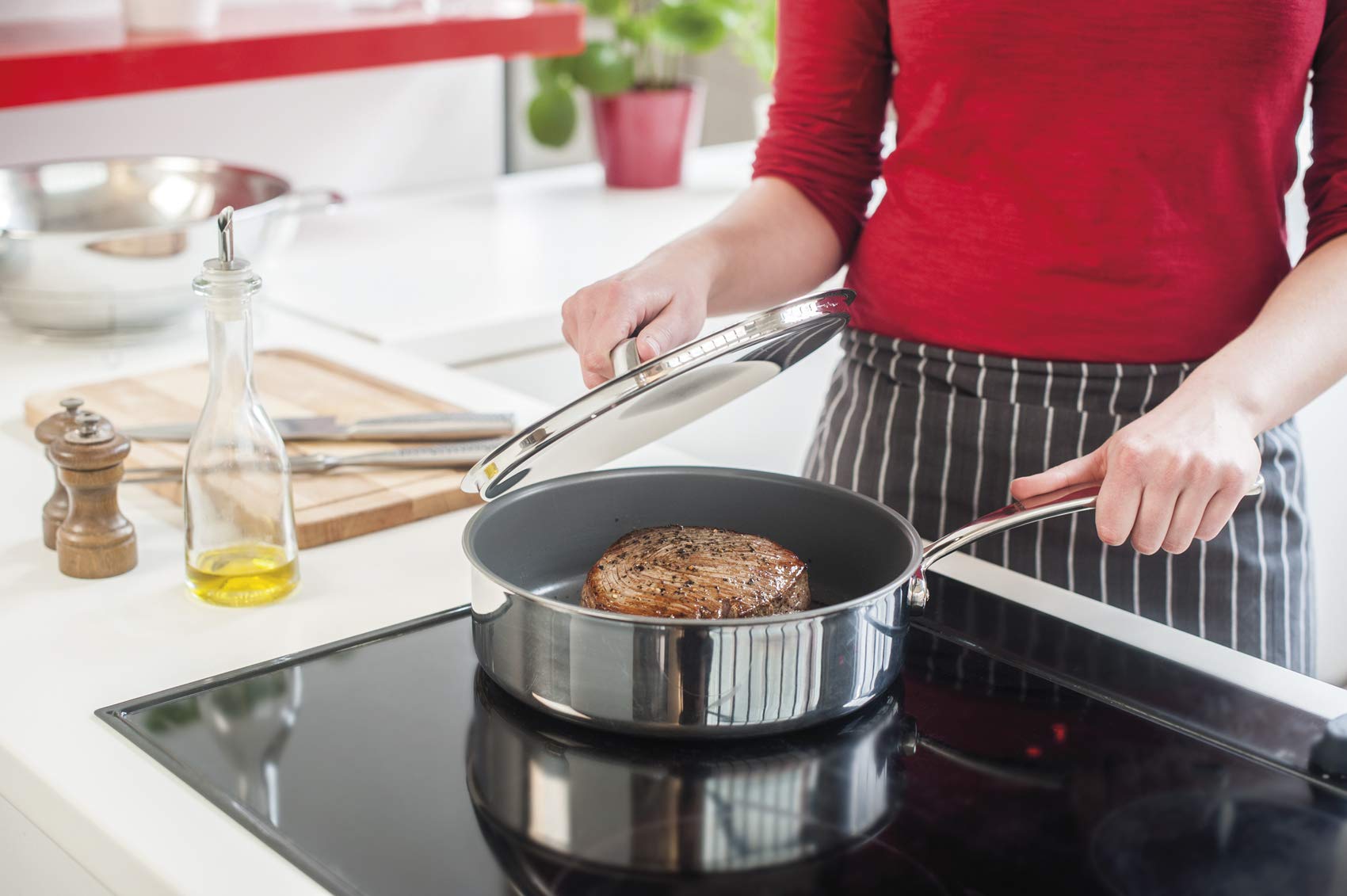 Beka Bekaline Tri Lux Sauteuse inox 24 cm 3 L céramique