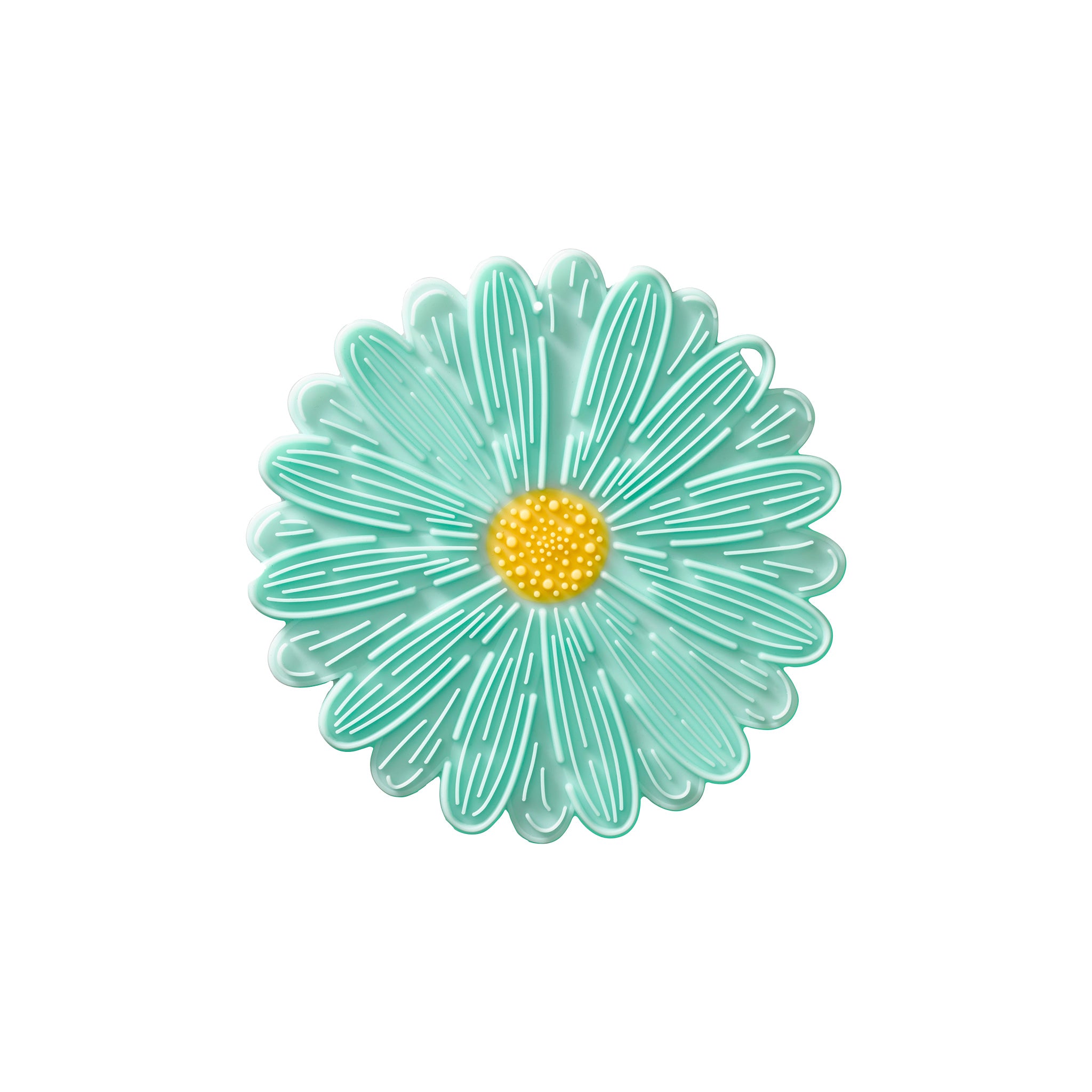 Charles Viancin Daisy dessous-de-plat silicone 15 cm aqua