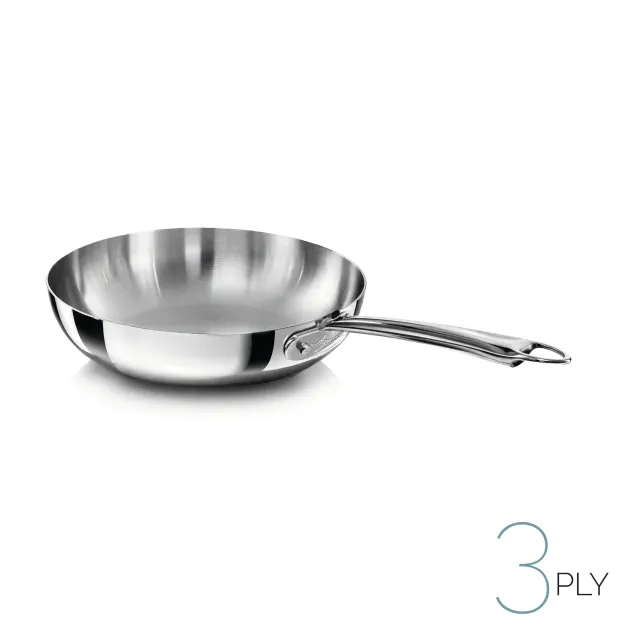 Agnelli Aluinox 3ply Poêle évasée inox induction