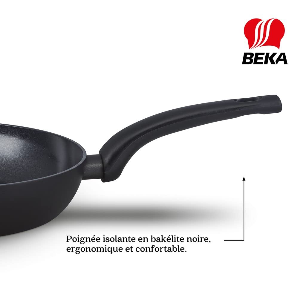 Beka Kuro Poêle Céramique Titane Noire 20 cm Sans PFAS