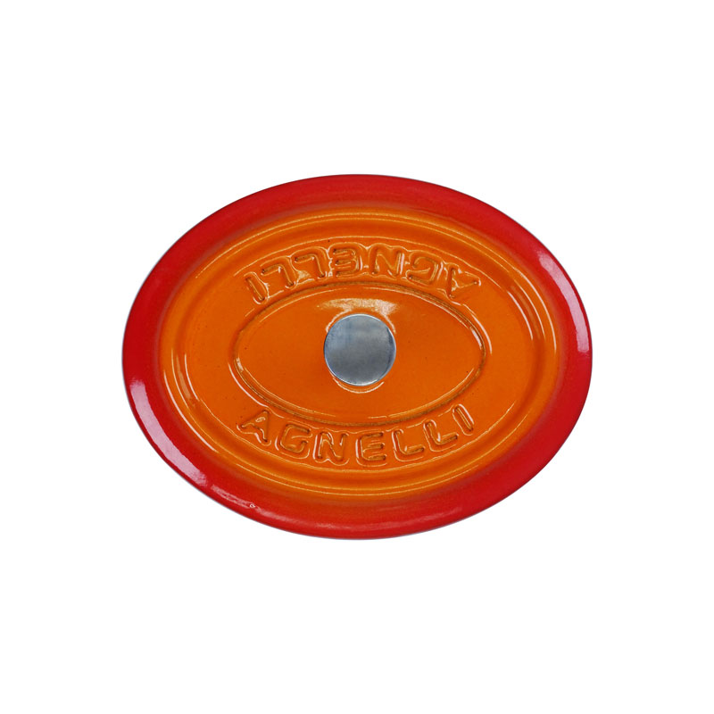 Agnelli Slowcook couvercle ovale fonte 1 bouton