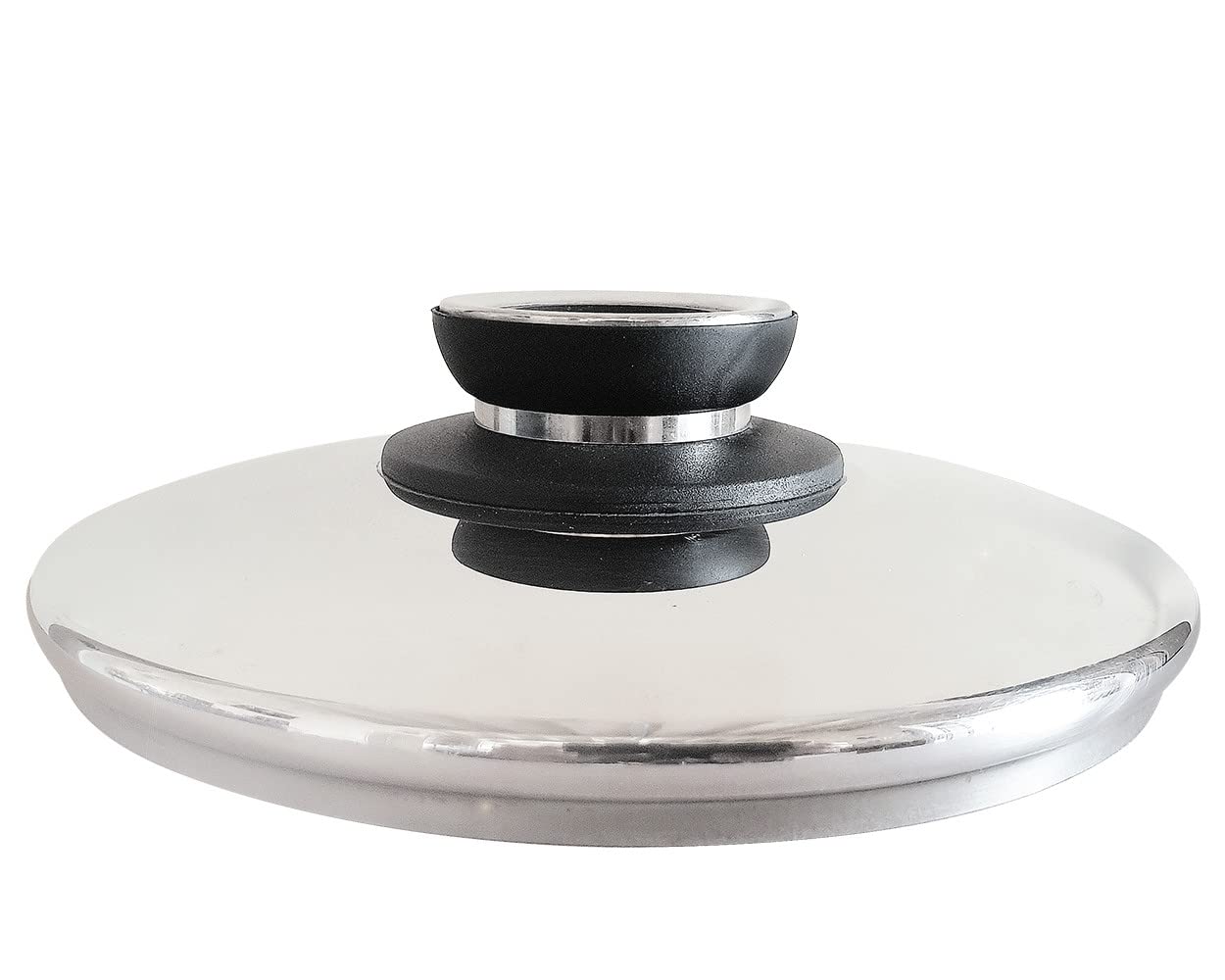 Ecovitam couvercle inox 28 cm avec thermomètre