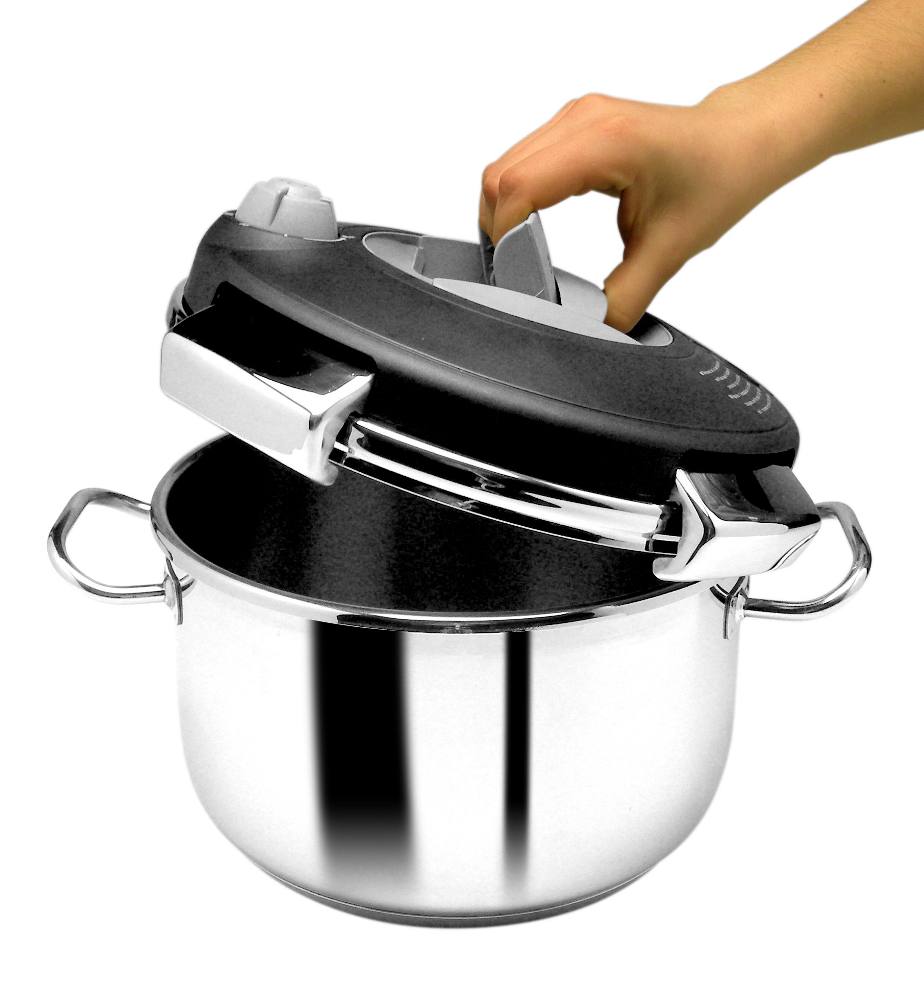 Artame Luna Ensemble autocuiseurs inox 8+4 L
