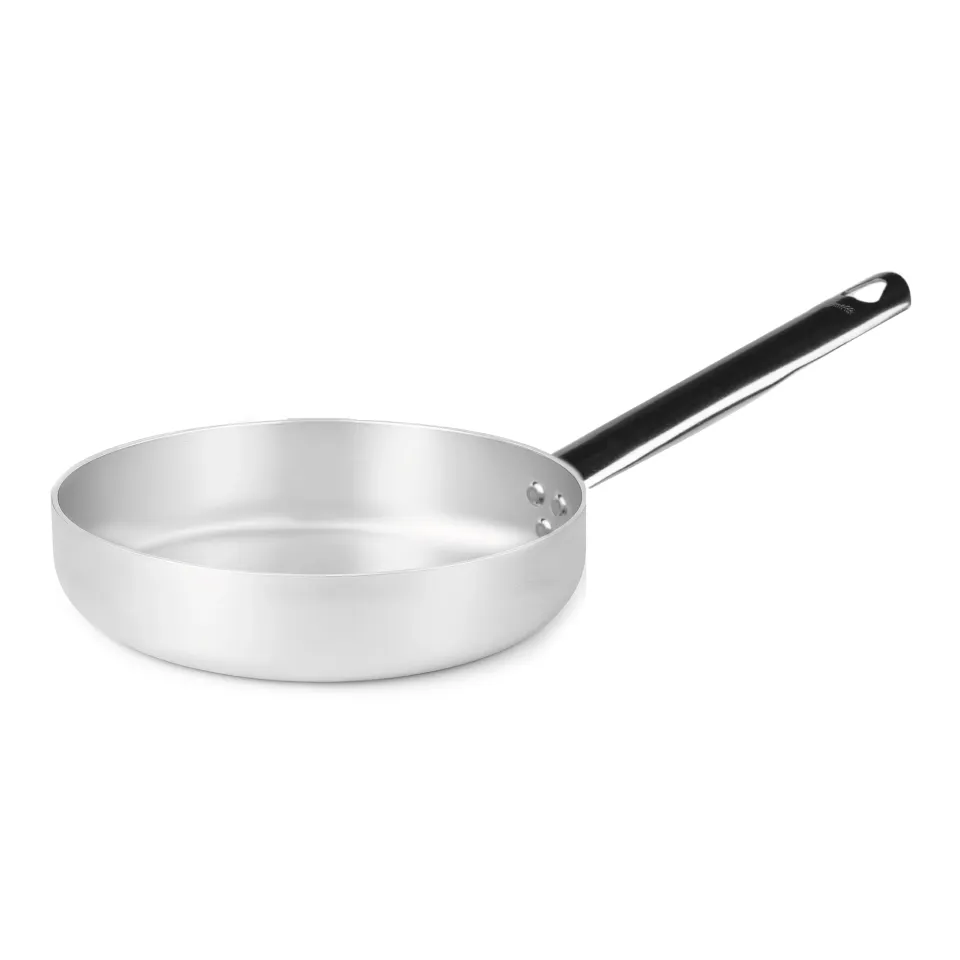 Agnelli Alluminio 3mm poêle droite aluminium 1 manche gaz