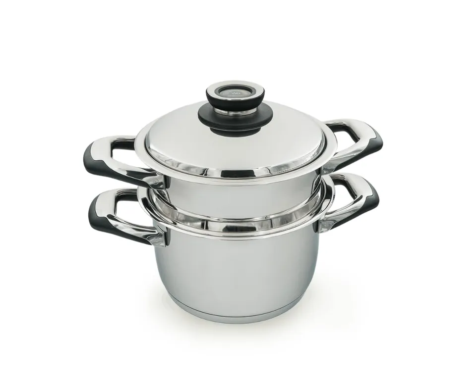 Ecovitam Cuiseur Vapeur Inox 20 cm 3,8 L Sans PFAS