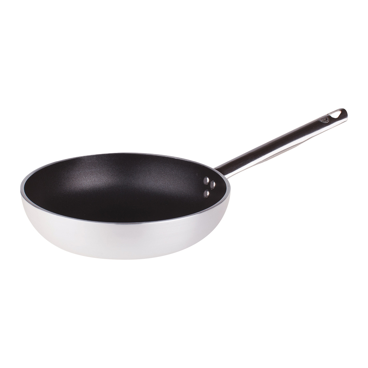 Agnelli Alluminio antiaderente 5mm poêle haute manche inox
