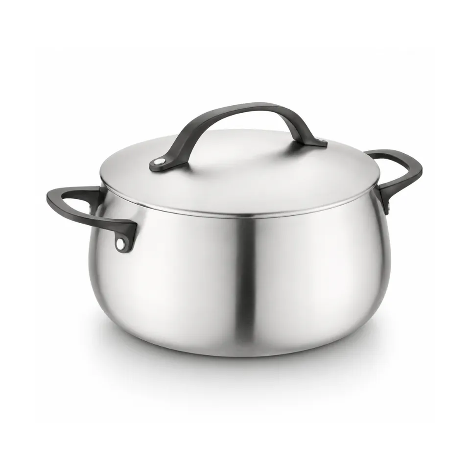 Berghoff Belly Cocotte 24 cm inox 3 plis induction