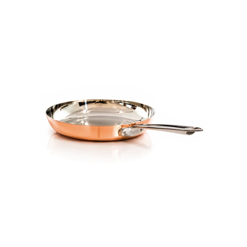 Agnelli Copper4 poêle cuivre alu inox 1 manche inox induction