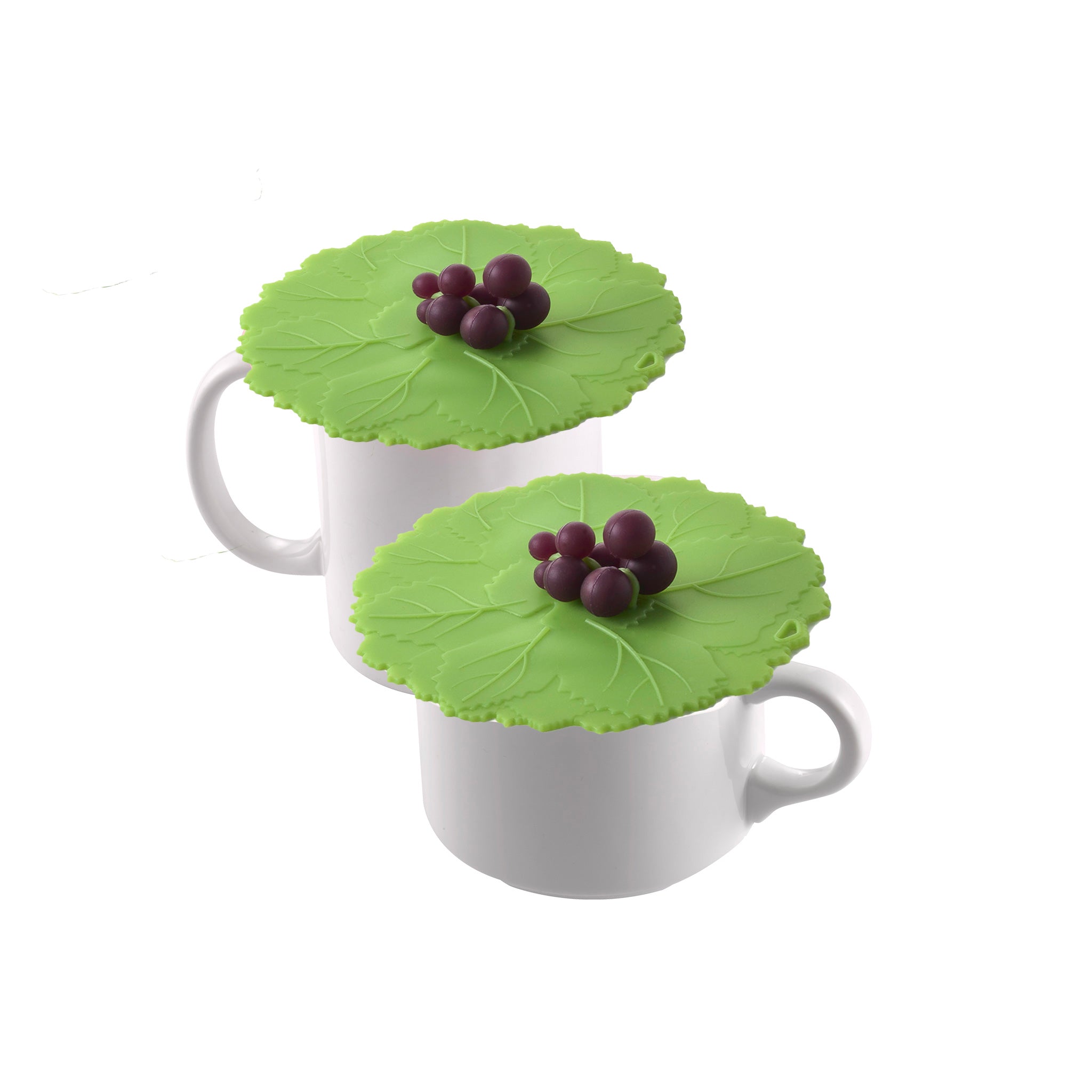 Charles Viancin Grape couvre-verre silicone lot 2 hermétique