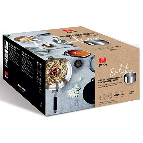 Beka Evolution Casserole inox 18/10 3,4L 20 cm